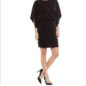 Elegant Black and Gold Dress